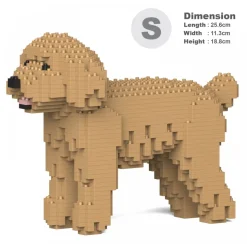 Jekca - Toy Poodle 01S-M03 - Lego - Sculpture - Construction - 4D - Brick Animals - Toys - Avvenice