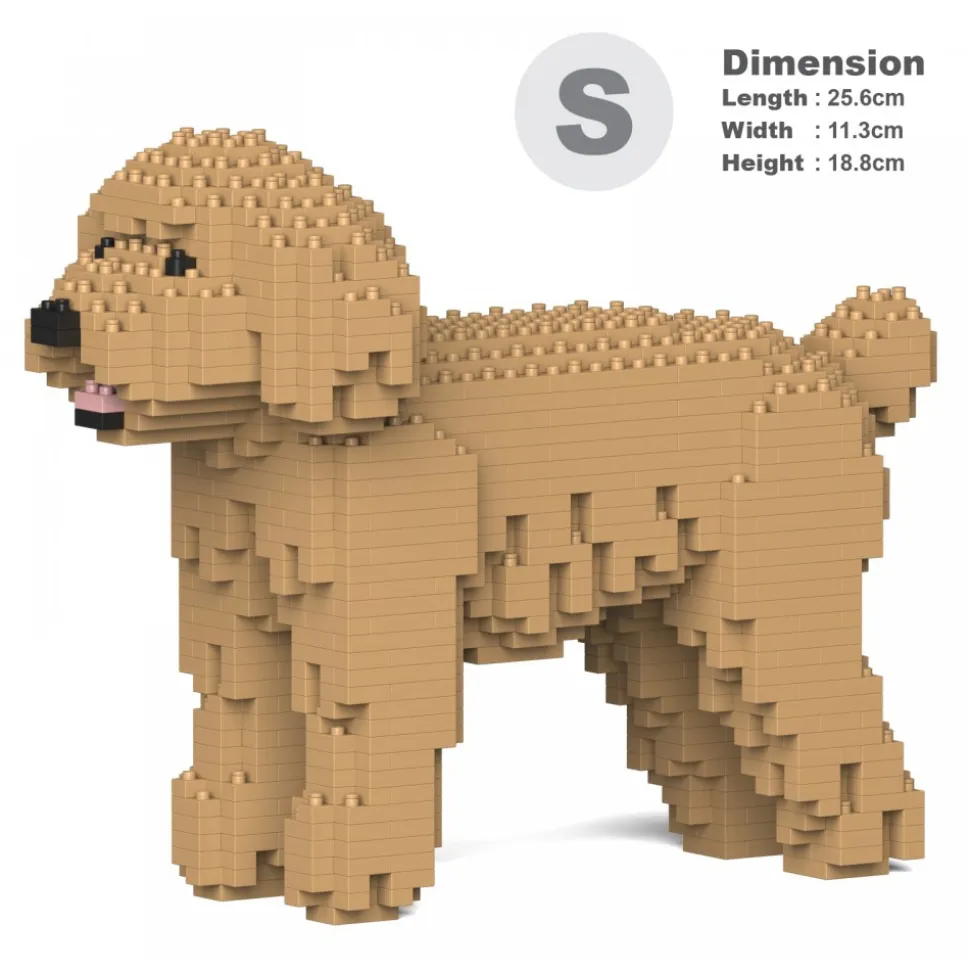 Jekca - Toy Poodle 01S-M03 - Lego - Sculpture - Construction - 4D - Brick Animals - Toys - Avvenice