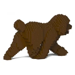 Jekca - Toy Poodle 02S-M05 - Lego - Sculpture - Construction - 4D - Brick Animals - Toys - Avvenice