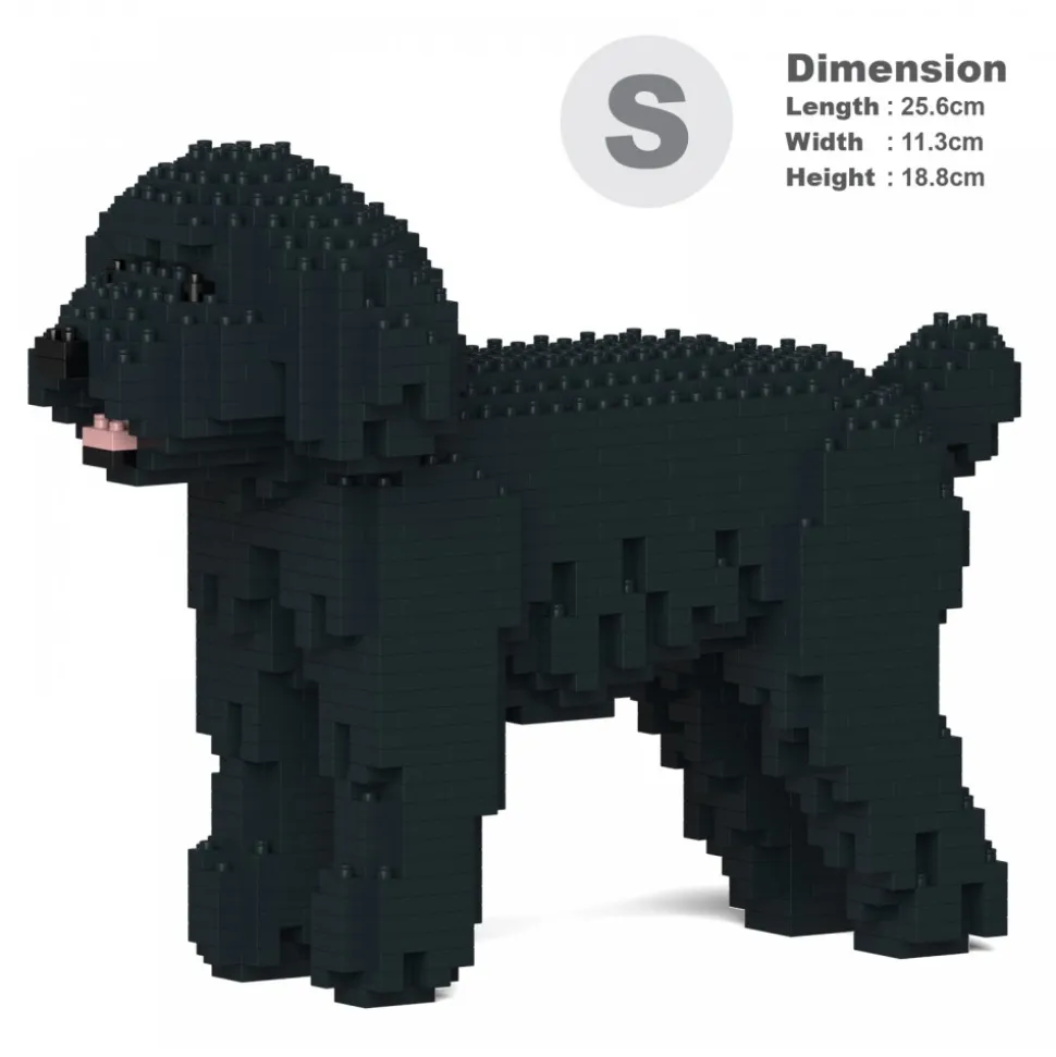 Jekca - Toy Poodle 01S-M02 - Lego - Sculpture - Construction - 4D - Brick Animals - Toys - Avvenice