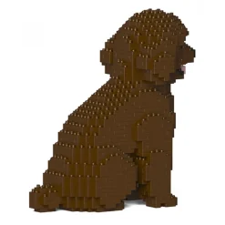 Jekca - Toy Poodle 03S-M05 - Lego - Sculpture - Construction - 4D - Brick Animals - Toys - Avvenice