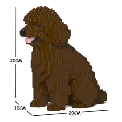 Jekca - Toy Poodle 03S-M05 - Lego - Sculpture - Construction - 4D - Brick Animals - Toys - Avvenice