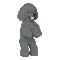 Jekca - Toy Poodle 04S-M06 - Lego - Sculpture - Construction - 4D - Brick Animals - Toys - Avvenice