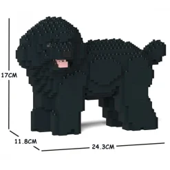 Jekca - Toy Poodle 05S-M02 - Lego - Sculpture - Construction - 4D - Brick Animals - Toys - Avvenice