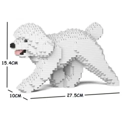Jekca - Toy Poodle 02S-M01 - Lego - Sculpture - Construction - 4D - Brick Animals - Toys - Avvenice