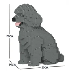 Jekca - Toy Poodle 03S-M06 - Lego - Sculpture - Construction - 4D - Brick Animals - Toys - Avvenice
