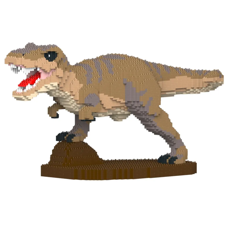 Jekca - T-Rex 02S-M02 - Lego - Sculpture - Construction - 4D - Brick Animals - Toys - Avvenice
