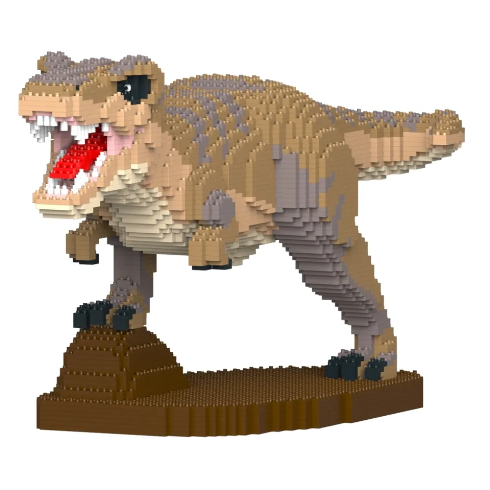 Jekca - T-Rex 02S-M02 - Lego - Sculpture - Construction - 4D - Brick Animals - Toys - Avvenice