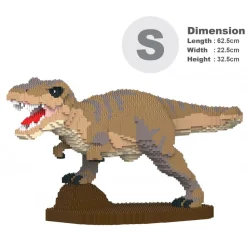 Jekca - T-Rex 02S-M02 - Lego - Sculpture - Construction - 4D - Brick Animals - Toys - Avvenice