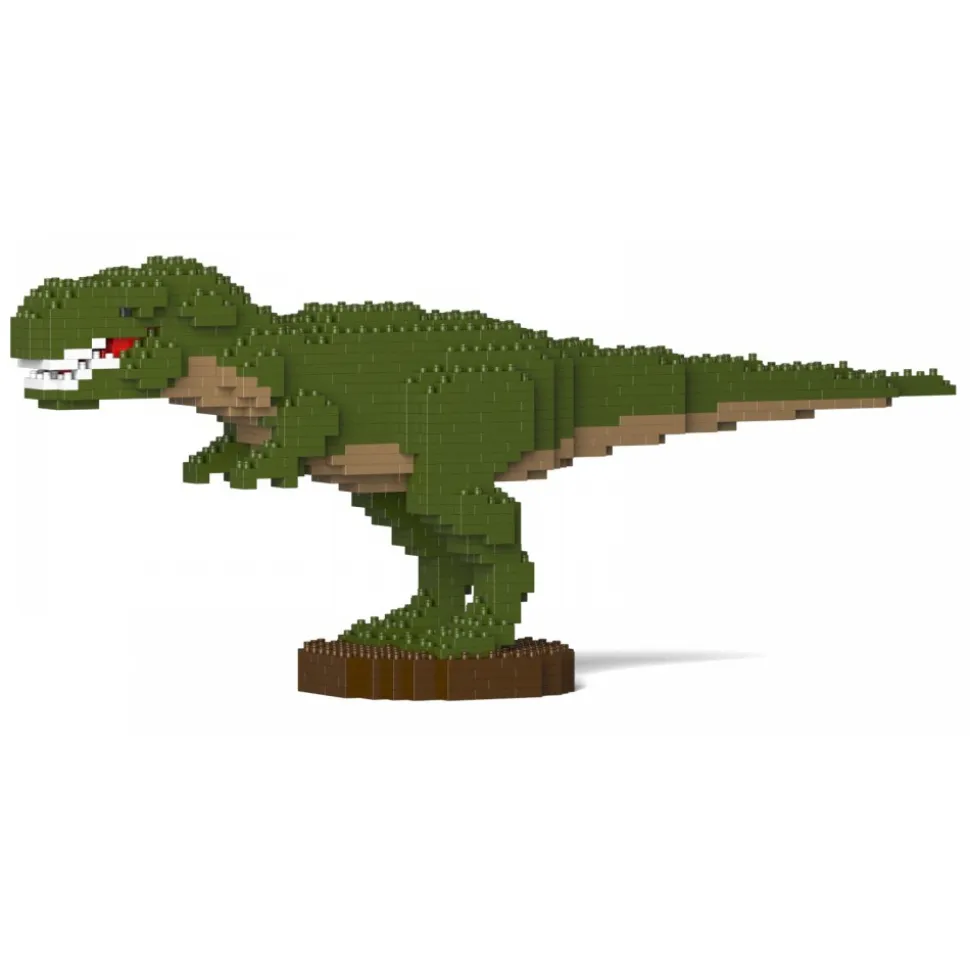 Jekca - T-Rex 01S-M01 - Lego - Sculpture - Construction - 4D - Brick Animals - Toys - Avvenice