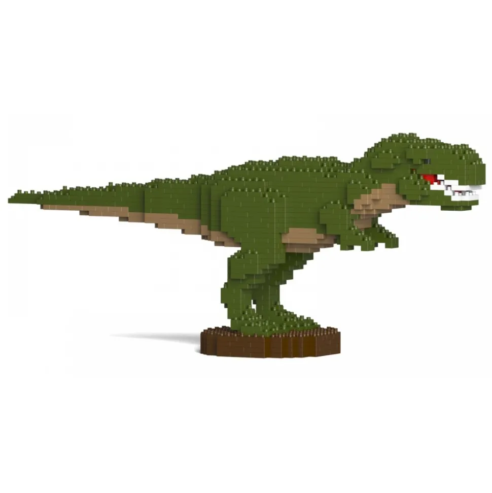 Jekca - T-Rex 01S-M01 - Lego - Sculpture - Construction - 4D - Brick Animals - Toys - Avvenice