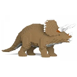 Jekca - Triceratops 01S-M02 - Lego - Sculpture - Construction - 4D - Brick Animals - Toys - Avvenice