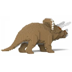 Jekca - Triceratops 01S-M02 - Lego - Sculpture - Construction - 4D - Brick Animals - Toys - Avvenice