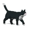 Jekca - Tuxedo Cat 02S - Lego - Sculpture - Construction - 4D - Brick Animals - Toys - Avvenice