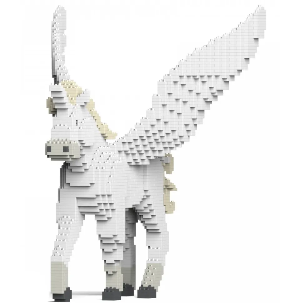 Jekca - Unicorn 02S - Lego - Sculpture - Construction - 4D - Brick Animals - Toys - Avvenice