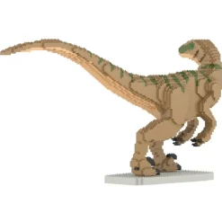Jekca - Velociraptor 01-M02 - Big - Lego - Sculpture - Construction - 4D - Brick Animals - Toys - Avvenice