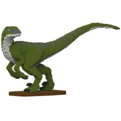 Jekca - Velociraptor 01S-M01 - Lego - Sculpture - Construction - 4D - Brick Animals - Toys - Avvenice