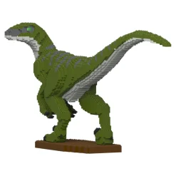 Jekca - Velociraptor 01S-M01 - Lego - Sculpture - Construction - 4D - Brick Animals - Toys - Avvenice