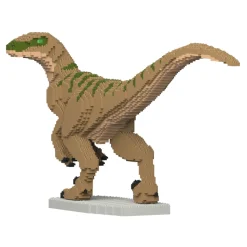 Jekca - Velociraptor 01S-M02 - Lego - Sculpture - Construction - 4D - Brick Animals - Toys - Avvenice