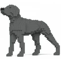 Jekca - Weimaraner 01 - Big - Lego - Sculpture - Construction - 4D - Brick Animals - Toys - Avvenice