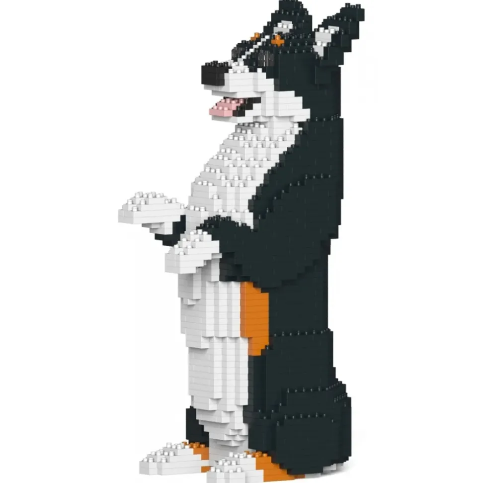 Jekca - Welsh Corgi 05-M03 - Big - Lego - Sculpture - Construction - 4D - Brick Animals - Toys - Avvenice