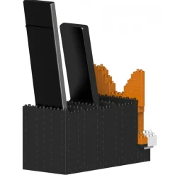 Jekca - Welsh Corgi Remote Control Rack 01S - Lego - Sculpture - Construction - 4D - Brick Animals - Toys - Avvenice