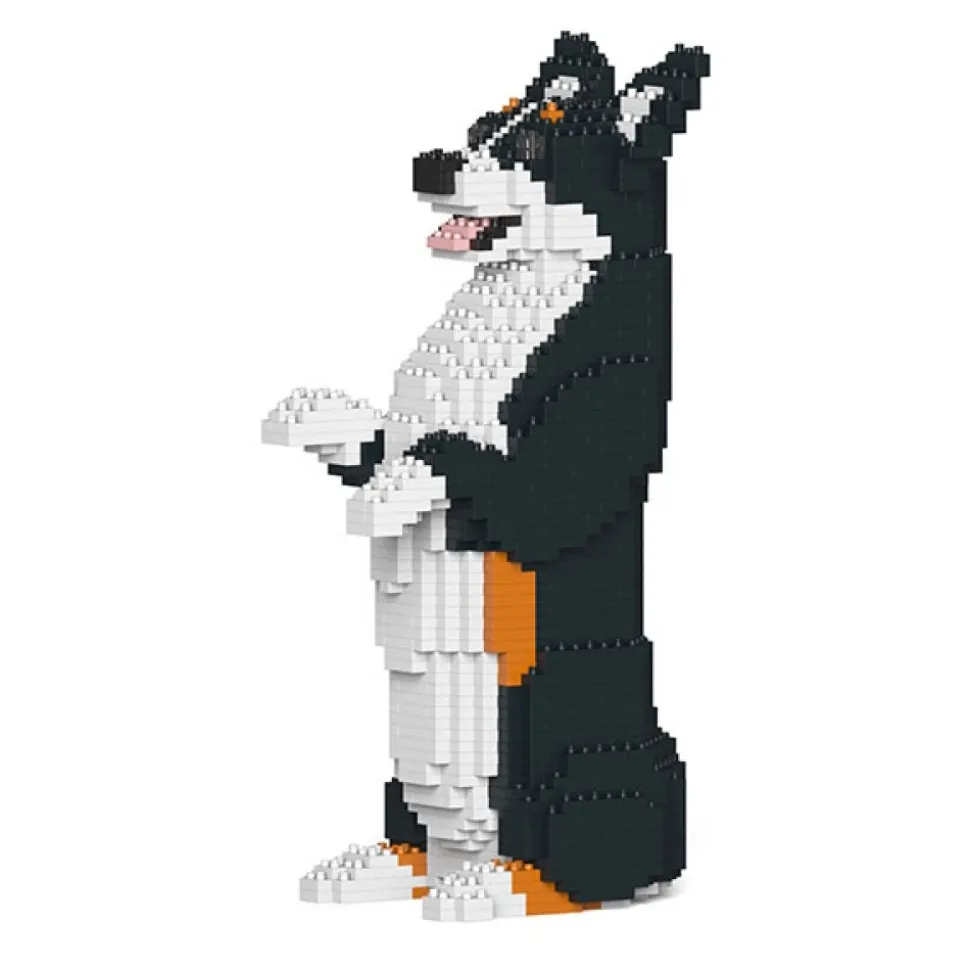 Jekca - Welsh Corgi 05S-M03 - Lego - Sculpture - Construction - 4D - Brick Animals - Toys - Avvenice