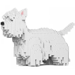Jekca - West Highland White Terrier 01S - Lego - Sculpture - Construction - 4D - Brick Animals - Toys - Avvenice
