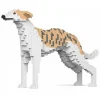 Jekca - Whippet Dog 01 - Big - Lego - Sculpture - Construction - 4D - Brick Animals - Toys - Avvenice
