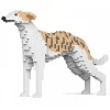 Jekca - Whippet Dog 01S - Lego - Sculpture - Construction - 4D - Brick Animals - Toys - Avvenice