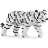 Jekca - White Tiger 01 - Big - Lego - Sculpture - Construction - 4D - Brick Animals - Toys - Avvenice