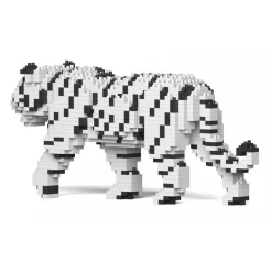 Jekca - White Tiger 01S - Lego - Sculpture - Construction - 4D - Brick Animals - Toys - Avvenice