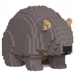 Jekca - Wombat 01 - Big - Lego - Sculpture - Construction - 4D - Brick Animals - Toys - Avvenice
