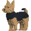 Jekca - Yorkshire Terrier 01 - Big - Lego - Sculpture - Construction - 4D - Brick Animals - Toys - Avvenice