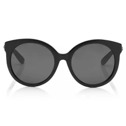 Jimmy Choo - Astar - Black Oversized Sunglasses with Star Stud Detailing - Sunglasses - Jimmy Choo Eyewear - Avvenice