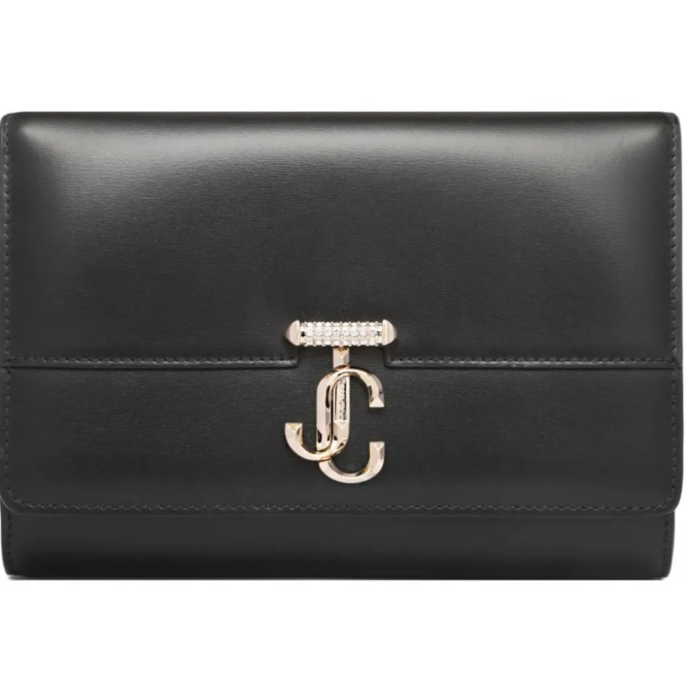 Jimmy Choo - Avenue Clutch Bag - Black - Jimmy Choo Exclusive Luxury Collection - Avvenice
