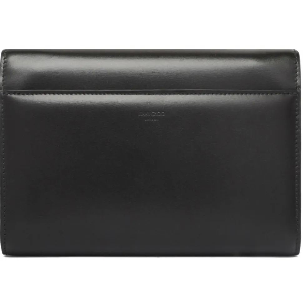 Jimmy Choo - Avenue Clutch Bag - Black - Jimmy Choo Exclusive Luxury Collection - Avvenice