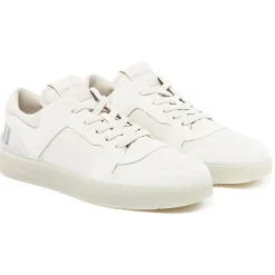Jimmy Choo - Calf Leather Florent Low-Top Sneakers - White Beige - Jimmy Choo Exclusive Luxury Collection - Avvenice