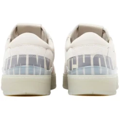 Jimmy Choo - Calf Leather Florent Low-Top Sneakers - White Beige - Jimmy Choo Exclusive Luxury Collection - Avvenice