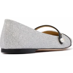 Jimmy Choo - Elisa Flats - Black Silver - Jimmy Choo Exclusive Luxury Collection - Avvenice