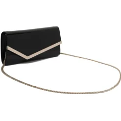 Jimmy Choo - Emmie Clutch Bag - Black Light Gold - Jimmy Choo Exclusive Luxury Collection - Avvenice
