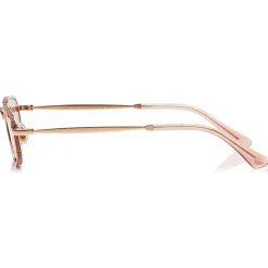 Jimmy Choo - Gal - Pink Flash Silver Fashion Sunglasses with Gold Pink Frame - Jimmy Choo Eyewear - Avvenice
