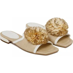 Jimmy Choo - I'm Flat Low Shoes - Natural Coffee - Jimmy Choo Exclusive Luxury Collection - Avvenice