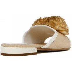 Jimmy Choo - I'm Flat Low Shoes - Natural Coffee - Jimmy Choo Exclusive Luxury Collection - Avvenice