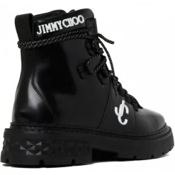Jimmy Choo - Marlow Hiking Boots - Black White - Jimmy Choo Exclusive Luxury Collection - Avvenice