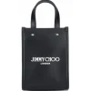 Jimmy Choo - Mini N/S Tote Bag - Black - Jimmy Choo Exclusive Luxury Collection - Avvenice
