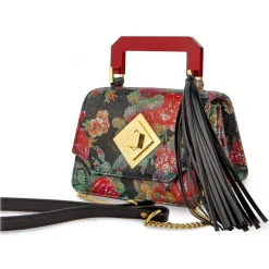 Kristina MC - Cloe Small Red Roses - High Quality Leather - Avvenice