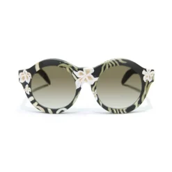 Kuboraum - Mask A2 - Black Flora - A2 Flora - Sunglasses - Kuboraum Eyewear - Avvenice