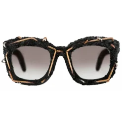 Kuboraum - Mask B2 - Opera - Black Matt, Silver & Bronze - B2 BM OP - Sunglasses - Kuboraum Eyewear - Avvenice