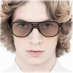 Kuboraum - Mask H54 - Black & Bronze - H54 BB - Sunglasses - Optical Glasses - Kuboraum Eyewear - Avvenice